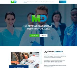 Portafolio desarrollo web: Revista Medica - MDmagazine23.org